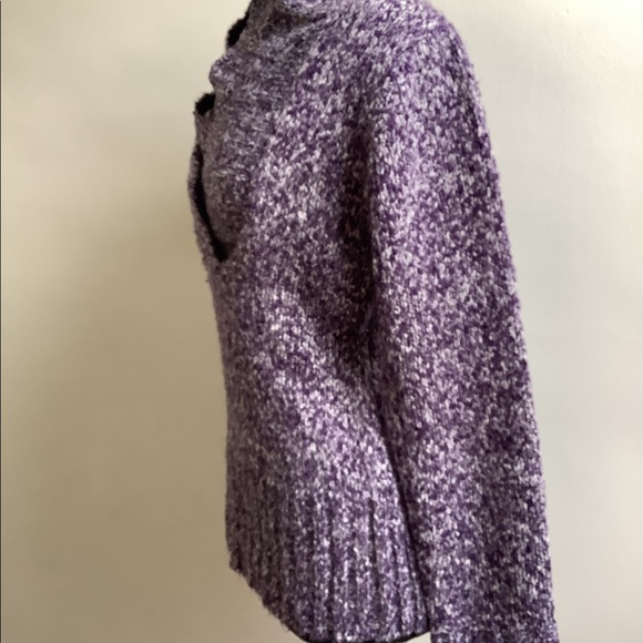 Fold Over Neck Sweater - Picture 3 of 3